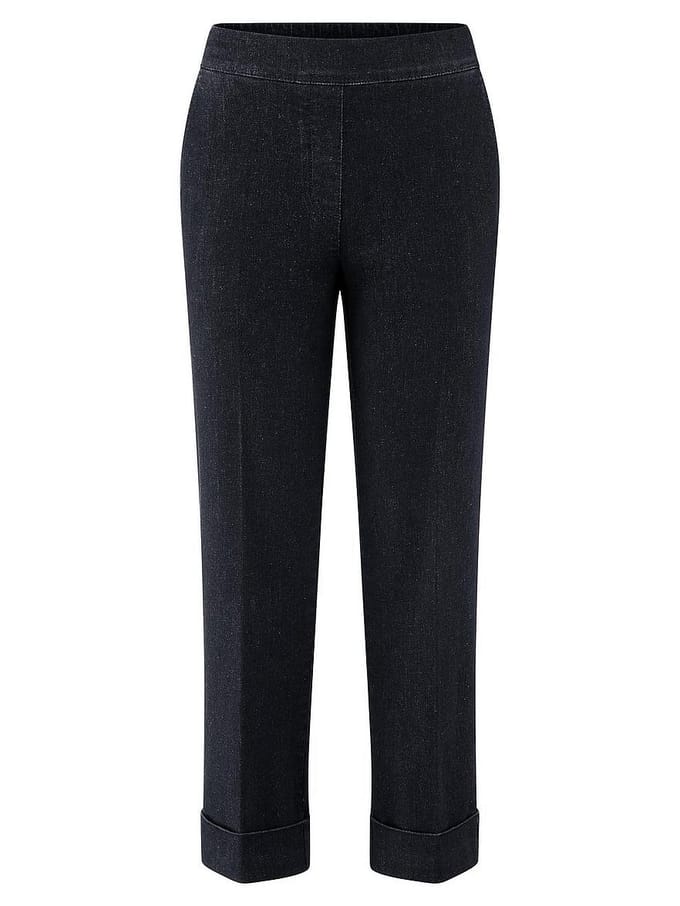 Straight Fit-7/8-jeans Van Peter Hahn denim