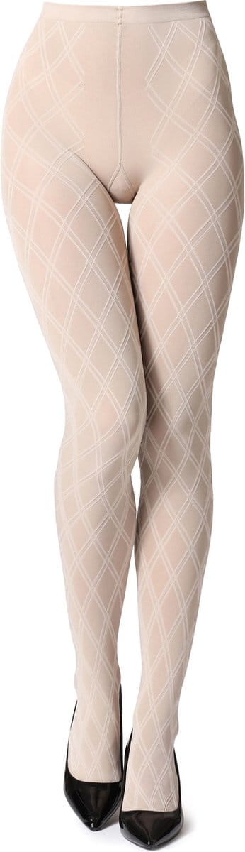 Bellivalini Dames Panty - 100 DEN - Halsterloos - Polyamide - BLV-GI-1113 - Grijs - XL