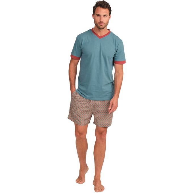 JJBFH5001 Korte mouwen pyjama voor heren