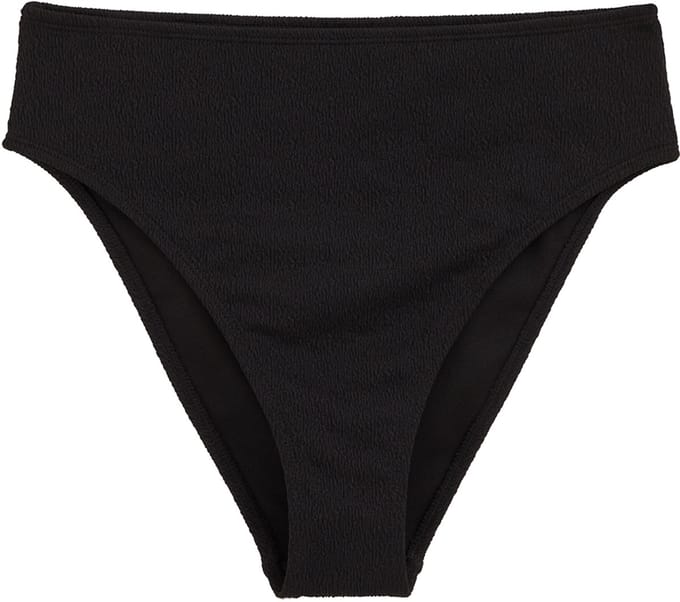 WE Fashion Dames high waist bikinibroekje met structuur