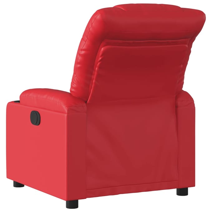 vidaXL - Fauteuil - verstelbaar - kunstleer - rood