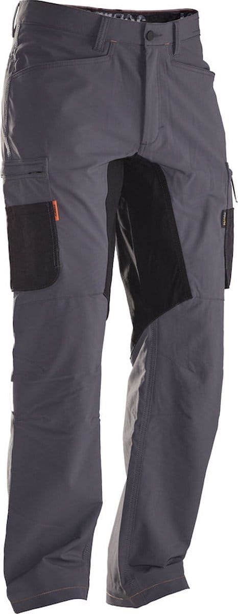 Jobman 2194 Stretch Service Trousers 65219418 - Donkergrijs/Zwart - C54