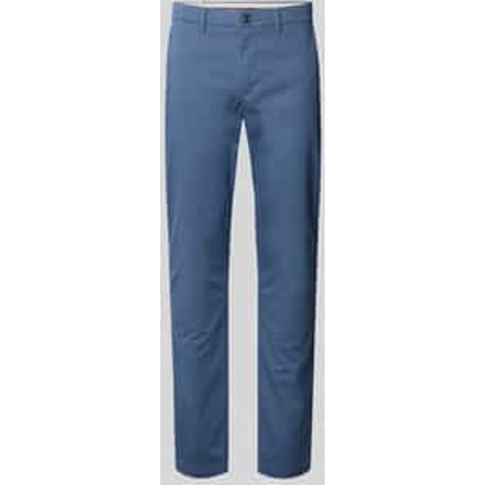 Slim fit chino van katoenmix, model 'BLEECKER'