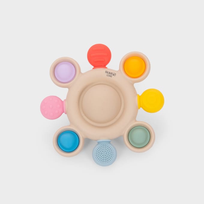 SiliSoft® Pop Bijtring (Regenboog)