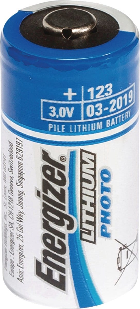 Energizer Lithium Batterij CR123A 3 V 2-Blister