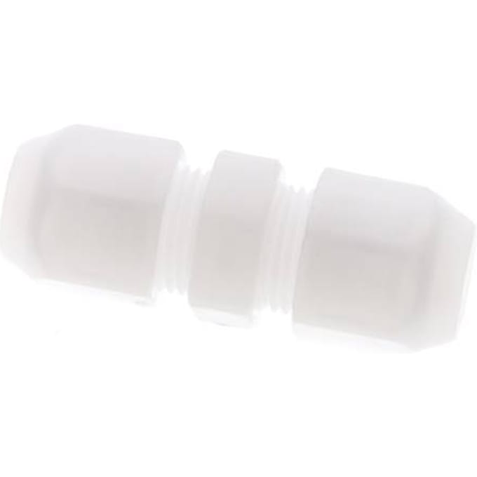 9x12 Mm PP Rechte Slang Aansluiting 10Bar/145Psi [2 Stukken]