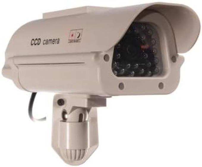 Dummy Camera - Nep Camera - Beveiliging Huis - Met Knipperende LED - Zwart