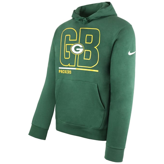 Nike NFL Green Bay Packers Club City Code Heren Groen Hoodie