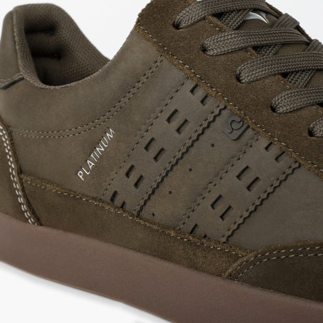 Heren Sneaker Platinum - Legergroen
