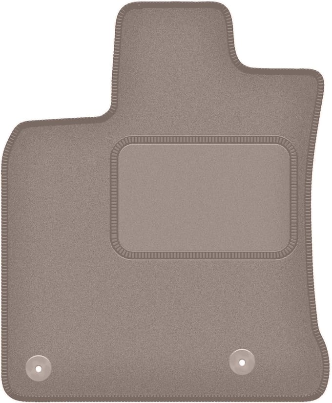 Beige bestuurdersmat voor: Nissan Qashqai +2 crossover (2007-2013)