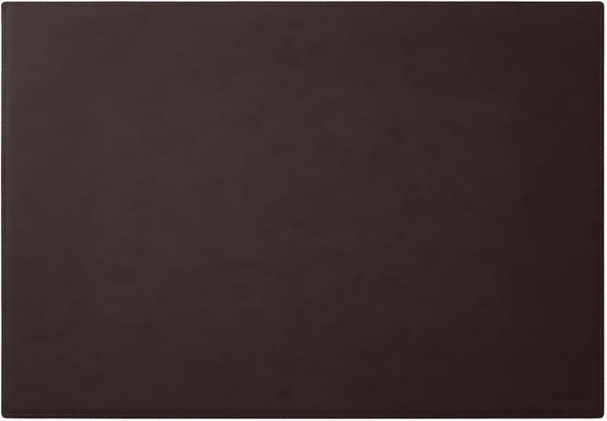 Grote Bureaulegger Leer Donker Bruin - Bureaumat 65x45 cm met Antislipbodem
