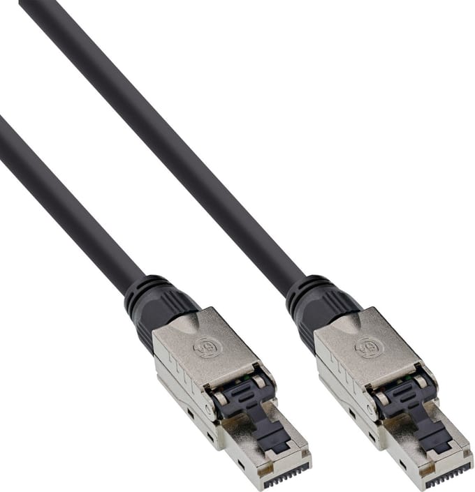 InLine® Patchkabel, U/UTP, Cat.6A, halogeenvrij, AWG23 koper, zwart, 40m