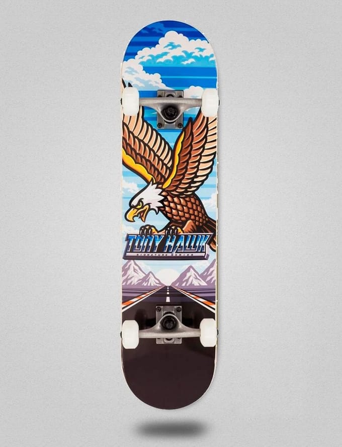 lordofbrands Monopatín Skate Skateboard Tony Hawk Complete Outrun 7.75