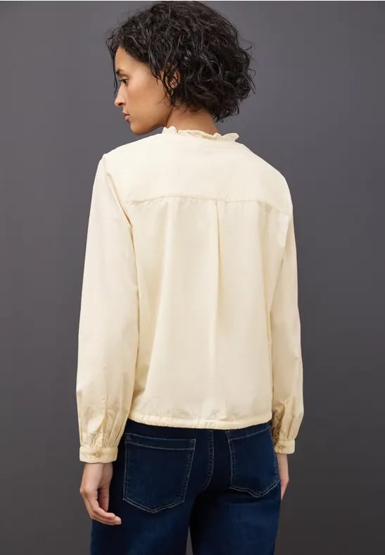 Corduroy blouse met koord