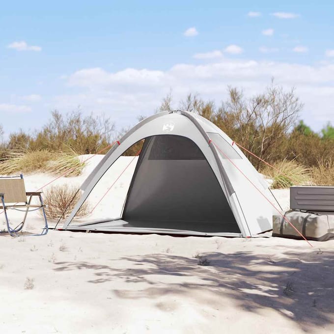 vidaXL - Strandtent - waterdicht - grijs