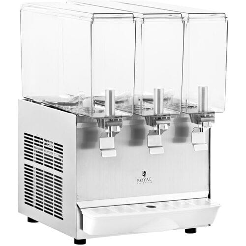 Sapdispenser - 3x 10 L - Royal Catering - koelsysteem RC-JDD03