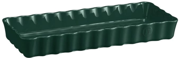 Emile Henry Taartvorm lang rechthoekig - 360x150mm - Cèdre