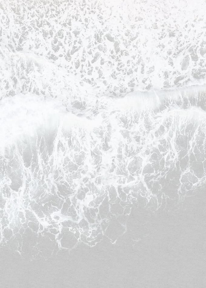 Fotobehang - Ocean Surface 200x280cm - Vliesbehang