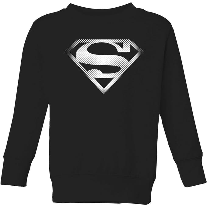 Superman Spot Logo Kids' Sweatshirt - Black - 98/104 (3-4 jaar)
