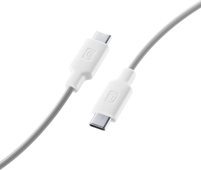 Cellularline USBDATAC2CSMARTW USB-kabel 1 m USB C Wit