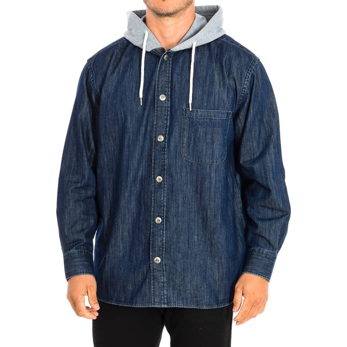 Regular fit jas met hoge kraag en verstelbare capuchon TMC009-DM081 man