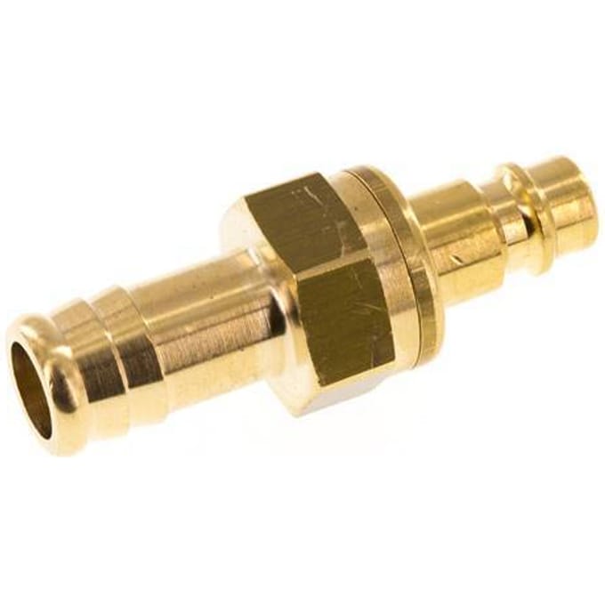 Messing DN 7.2 (Euro) Luchtkoppeling Insteeknippel 13 mm Slangpilaar Safety