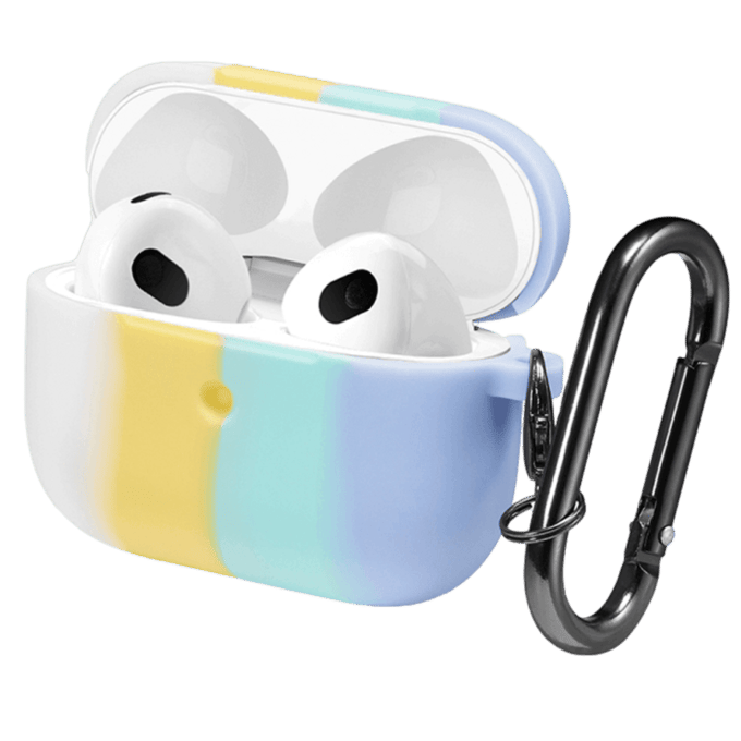 Mocaa Multicolor AirPods 3 Beschermhoesje Regenboog