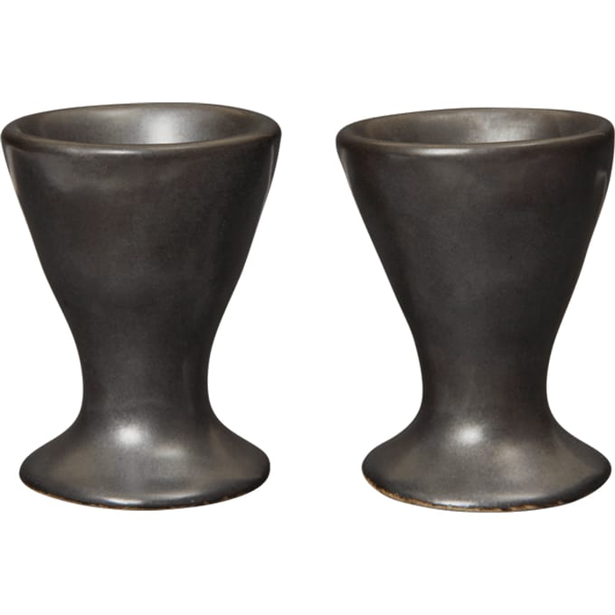 Ferm Living Flow eierdopje - zwart