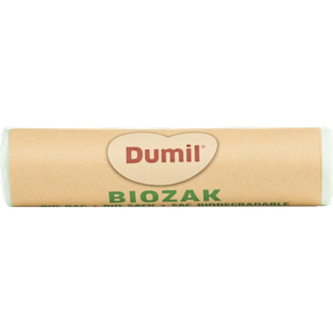 Dumil Biozak 140 L – 88×134 cm - Composteerbare Afvalzak – Per rol 3 stuks
