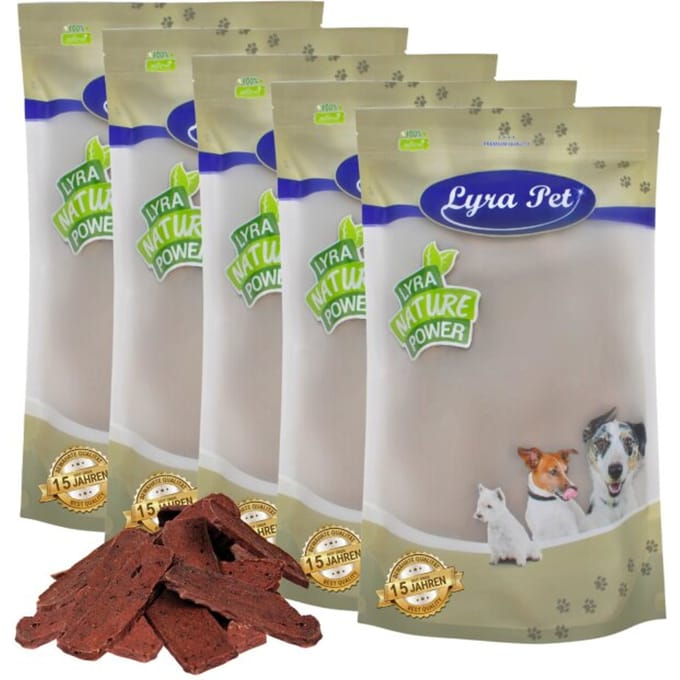 5 kg Lyra Pet® lamsvleesreepjes
