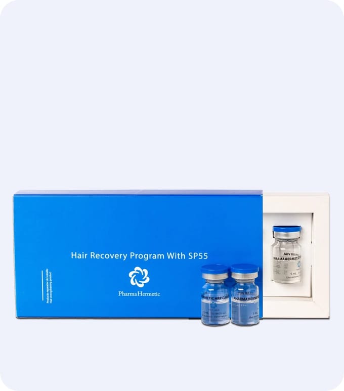 Pharma Hermetic - Anti-haaruitval & intensieve haargroei kuur - Flacons 5 x 5ml Hair Recovery Program SP55