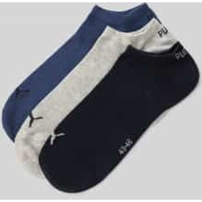 PUMA Sneakersokken Unisex 3-Pack Blue / Grey / nightshadow Blue