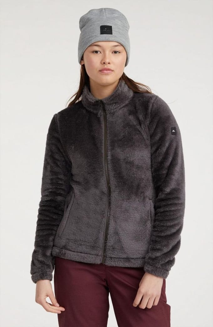 Ski Vest O'Neill Women Hazel Full Zip Fleece Raven-L