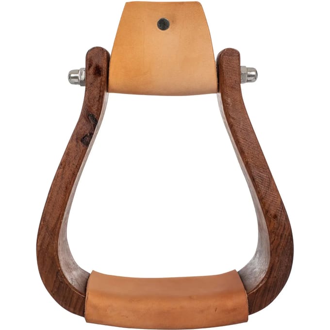 Houten western stijgbeugels Pool's