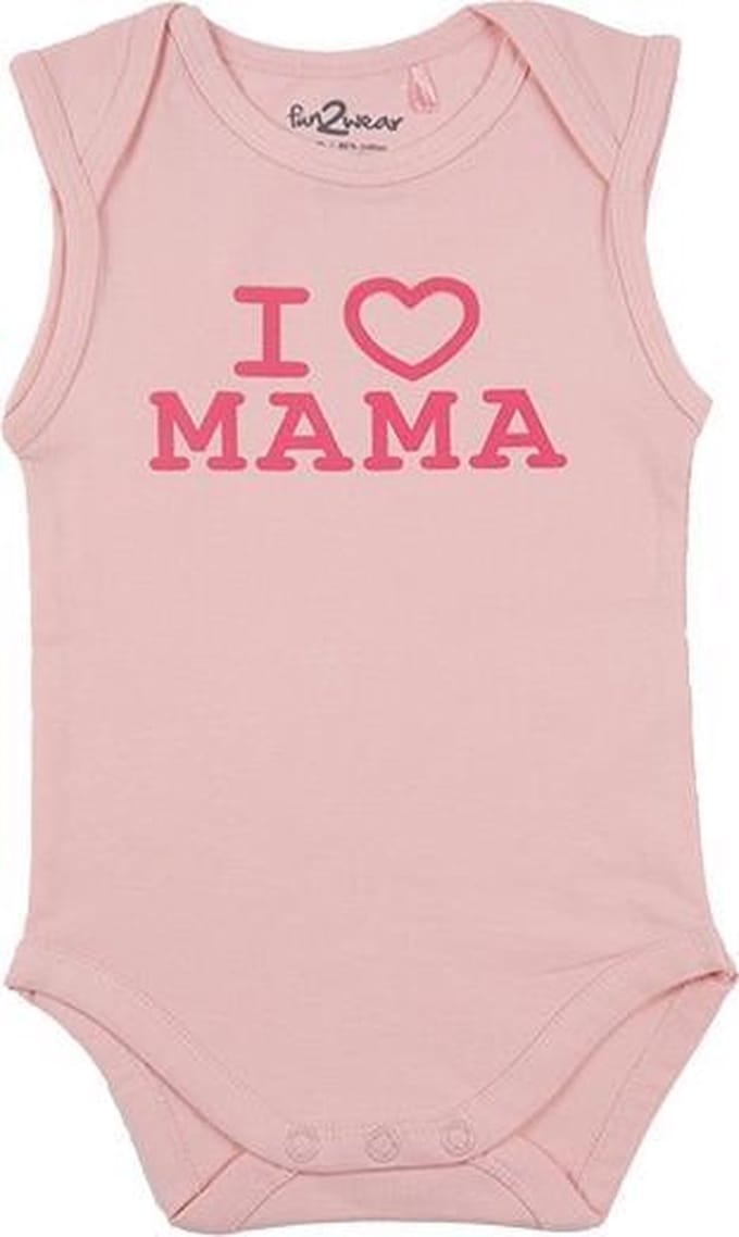 Fun2Wear Romper love mama Rose maat 62
