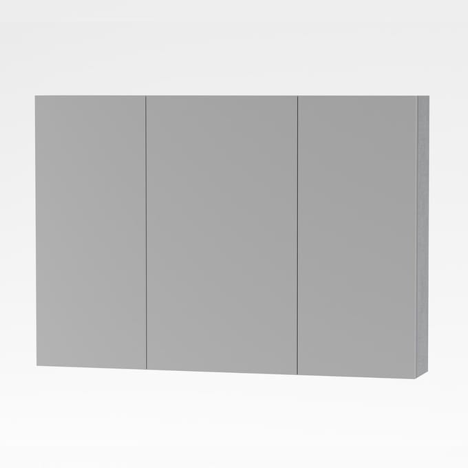 ALONI SALLY spiegelkast – 3 deuren – 100x70 cm – Aluminium