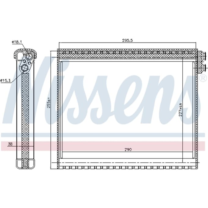 Verdamper, airconditioning NISSENS 92341