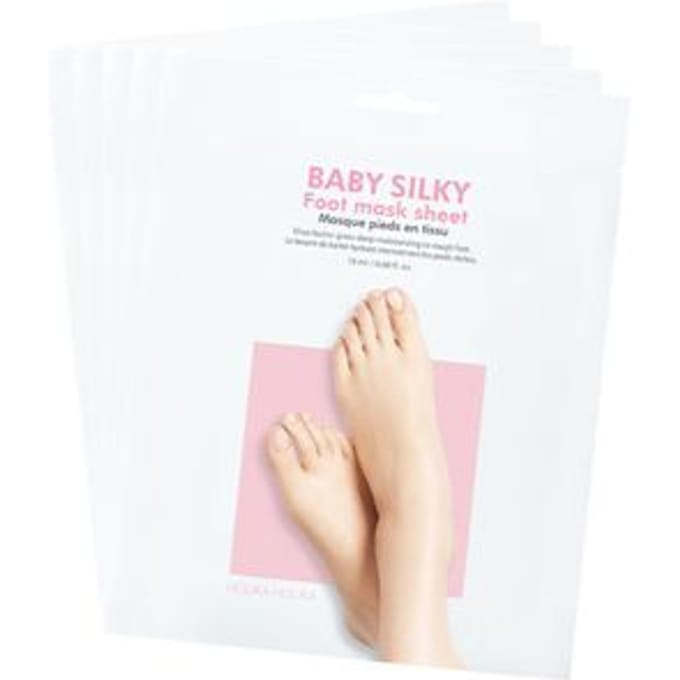 HOLIKA HOLIKA - Baby Silky Foot Mask Sheet Set 5 pcs 5 pairs