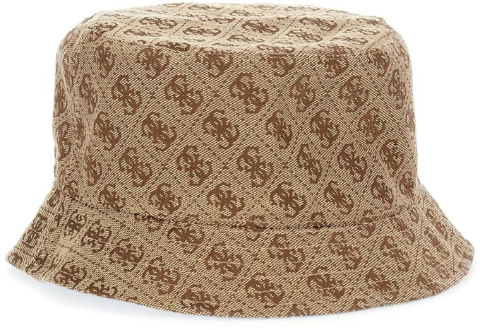 Guess Noelle II DB Face JCQ Rain Hat – Dames Hoed – Beige – Maat M