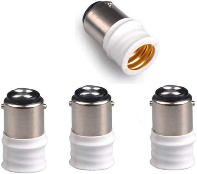 4 Stuks B15/BA15D naar E14 Adapter voor Lamp Fittingen en Lichtbulbs - Converter Houder voor Verlichting