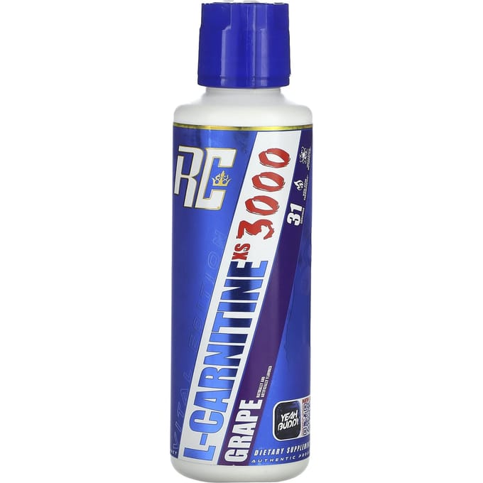Ronnie Coleman, Édition Vitale, L-Carnitine XS 3000, Saveur Raisin, 16 fl oz (473,28 ml)