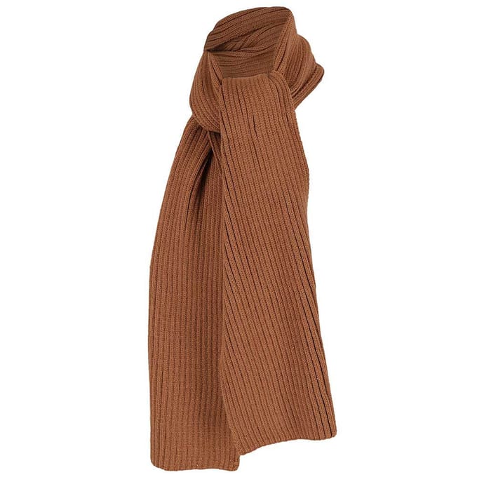 Sjaal kinderen - Unisex - Effen - 2 t/m 8 jaar - Camel / 4/8 Jaar
