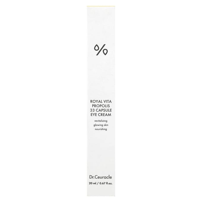 Dr.Ceuracle Royal Vita Propolis 33 Capsule Oogcrème Stralend Hydraterend 20ml