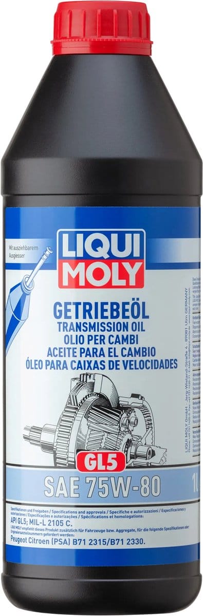 Liqui Moly Transmissieolie (GL5) 75w80 1 liter