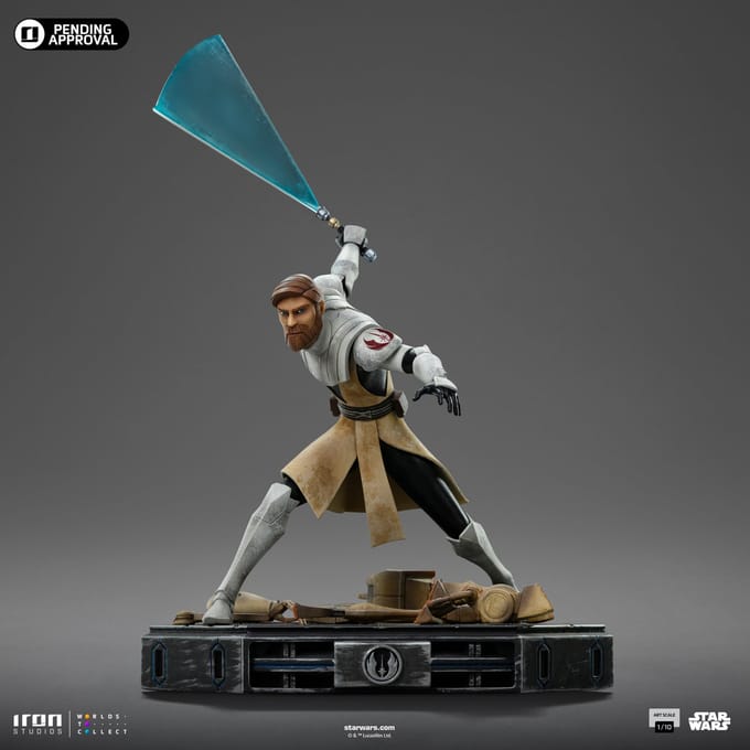 Iron Studios Star Wars Deluxe Art Scale Statue 1/10 Obi-Wan Kenobi 27 cm Beeld