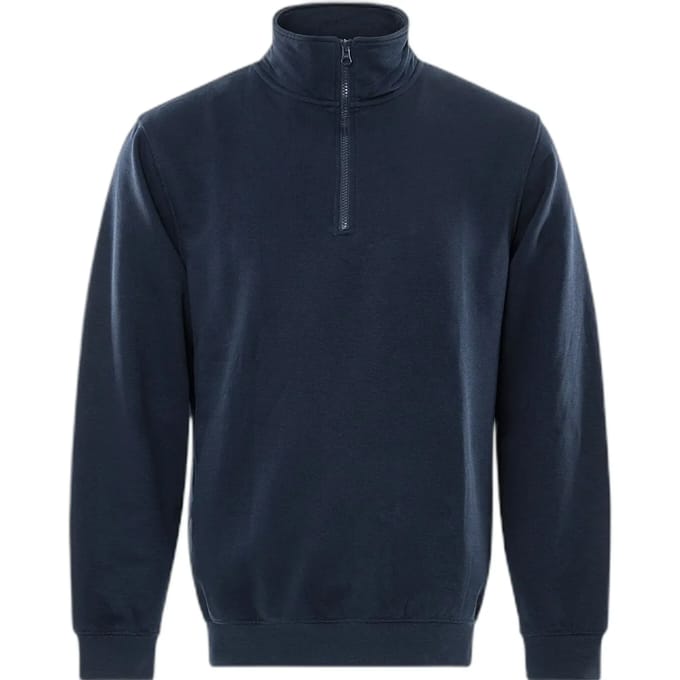 Fristads Sweatshirt Met Korte Ritssluiting 1737 Swb - Donker marineblauw - M