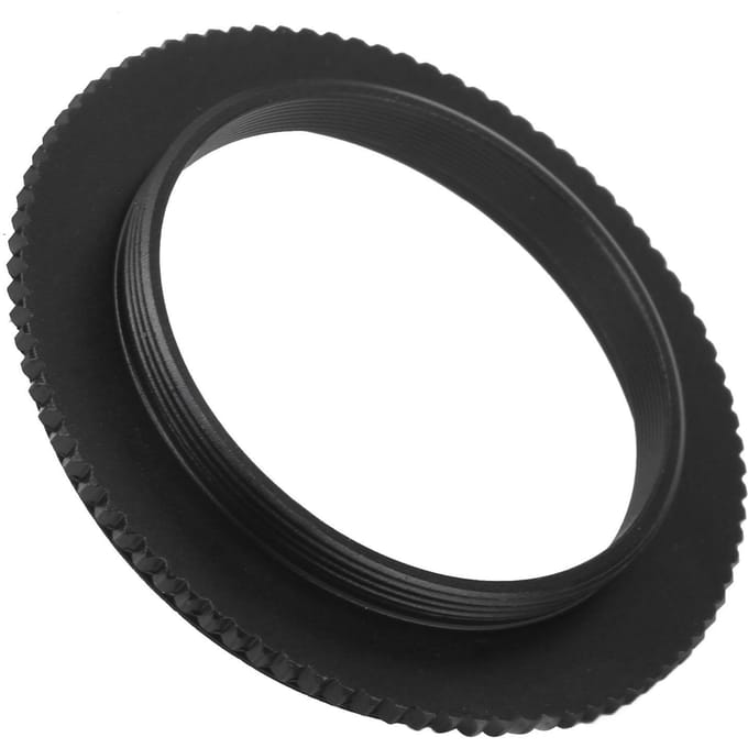 Astronomische SCT Schroefdraad Buitendraad naar M42x0.75 T2 Schroefdraad Buitendraad Telescoop Adapter Converter black