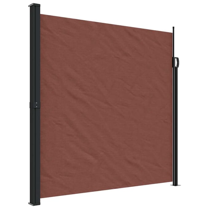 vidaXL - Windscherm - uittrekbaar - 200x600 - cm - bruin