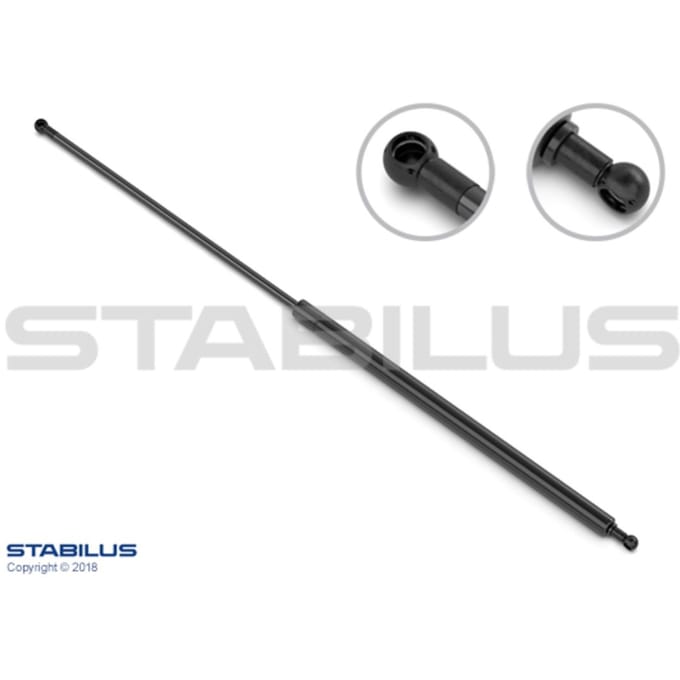 Gasveer, kofferdeksel STABILUS 9358BW