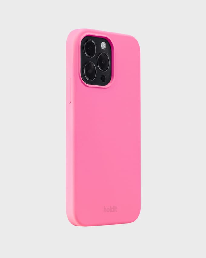 Phone Case Silicone Bright Pink iPhone 14 Pro Max
